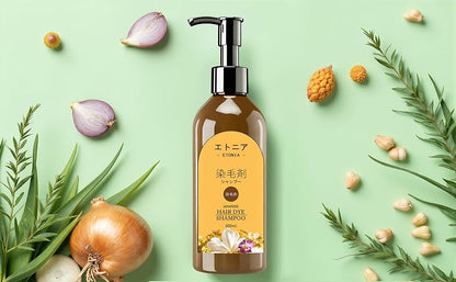 [ETONIA] Japanese Long Lasting Natural Hair Dye Shampoo